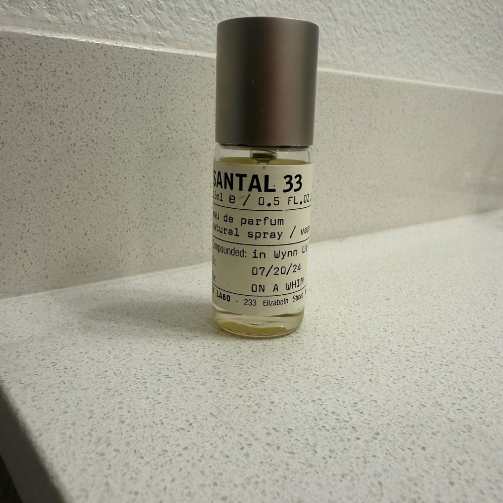 Le Labo Santal 33 Perfume with Silver Cap